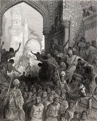 Arrival in Cairo of Prisoners of Munich, Illustration from 